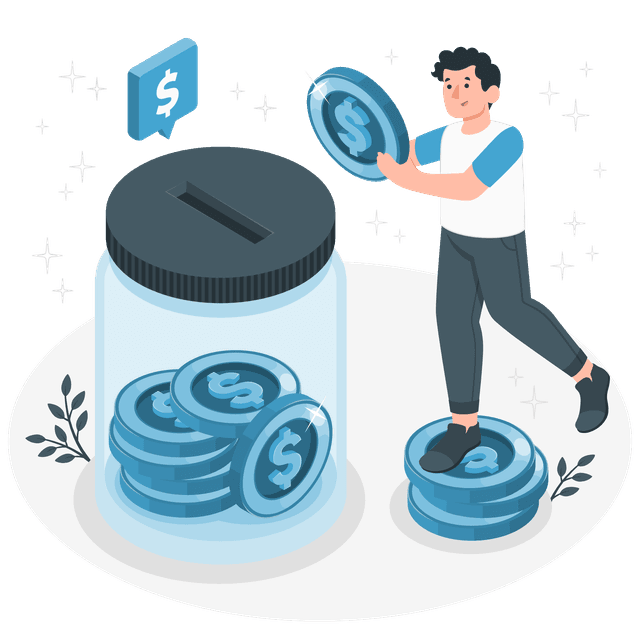 Save weekly , bi-weekly or monthly